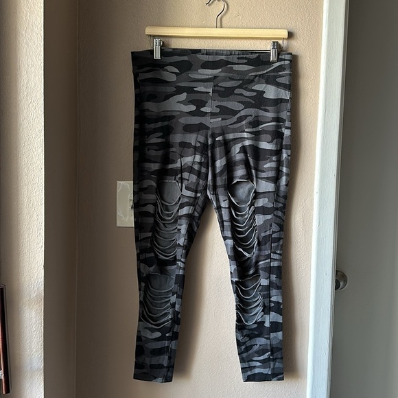TORRID Destructed Front Premium Camo Leggings - Picture 6 of 10